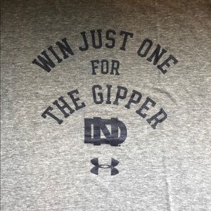 Men’s Norte Dame UA shirt